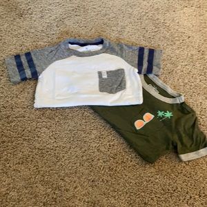 2T boys pocket shirts